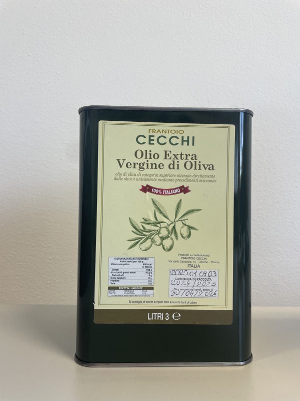 Olio Extravergine di Oliva 100% Italiano – Bottiglia da 3 Litri